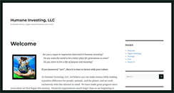 Desktop Screenshot of humaneinvesting.com